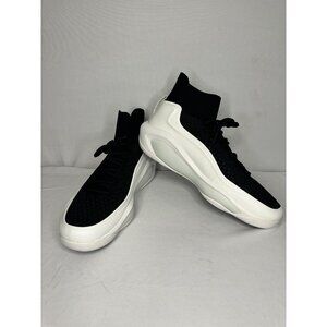 EQLZ Mens High-Top Sneakers Black & White Size 13 with Box
